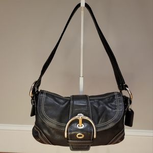 Coach Black Leather Handbag